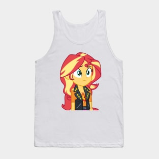 Sunset Shimmer looking at Wallflower Tank Top